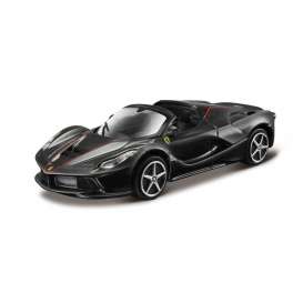 Ferrari  - Laferrari Alpeta 2017 black - 1:43 - Bburago - 36031bk - bura36031bk | Toms Modelautos