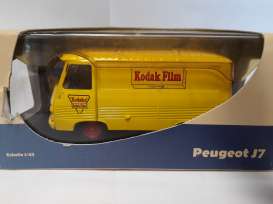 Peugeot  - J7 yellow - 1:43 - Magazine Models - EliPeuKodak - magEliPeuKodak | Toms Modelautos
