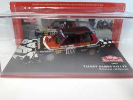 Talbot  - 1983 black/red - 1:43 - Magazine Models - RAsamba - MagRAsamba | Toms Modelautos