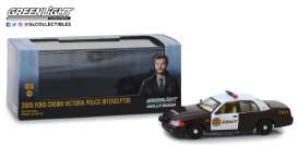 Ford - Crown Victoria Police 2005 brown/white - 1:43 - GreenLight - gl86525 | Tom's Modelauto's Ford - Crown Victoria Police 2005 brown/white - 1:43 - GreenLight - gl86525 | Tom's Modelauto's