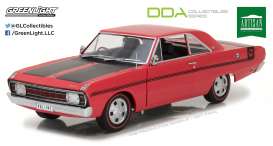 Chrysler  - Valiant VG 1970 red/black - 1:18 - GreenLight - 18007 - gl18007 | Toms Modelautos