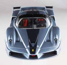 Ferrari  - 2006 2-tone silver-blue w/black str - 1:18 - Hotwheels Elite - mvN2065 - hwmvN2065 | Toms Modelautos