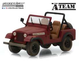 Jeep  - CJ-7 *A Team*  - 1:43 - GreenLight - 86528 - gl86528 | Toms Modelautos