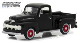 Ford - F-1 1951 raven black - 1:43 - GreenLight - gl86315 | Tom's Modelauto's Ford - F-1 1951 raven black - 1:43 - GreenLight - gl86315 | Tom's Modelauto's