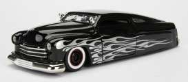 Mercury  - 1951 black/silver flames - 1:24 - Jada Toys - 99060bk - jada99060bk | Toms Modelautos
