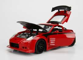 Nissan  - 2003 red/black - 1:24 - Jada Toys - 99110r - jada99110r | Toms Modelautos