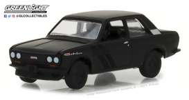 Datsun  - 510 1968 black - 1:64 - GreenLight - 27950A - gl27950A | Toms Modelautos