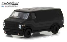 GMC - Vandura 1980 black - 1:64 - GreenLight - gl27950C | Tom's Modelauto's GMC - Vandura 1980 black - 1:64 - GreenLight - gl27950C | Tom's Modelauto's