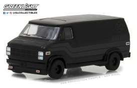 GMC  - Vandura 1980 black - 1:64 - GreenLight - 27950C - gl27950C | Toms Modelautos