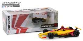Honda  - Indy car #28 2018 yellow/red - 1:18 - GreenLight - 11022 - gl11022 | Toms Modelautos