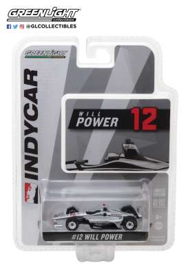 Chevrolet - Indy car #12 2018 silver/red/black - 1:64 - GreenLight - gl10808 | Tom's Modelauto's Chevrolet - Indy car #12 2018 silver/red/black - 1:64 - GreenLight - gl10808 | Tom's Modelauto's