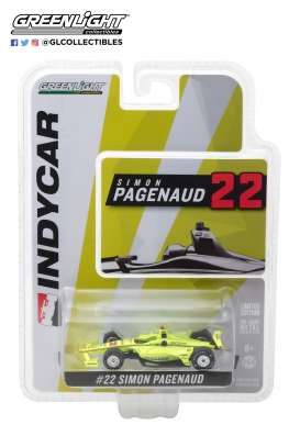 Chevrolet - Indy car #22 2018 yellow - 1:64 - GreenLight - gl10809 | Tom's Modelauto's Chevrolet - Indy car #22 2018 yellow - 1:64 - GreenLight - gl10809 | Tom's Modelauto's