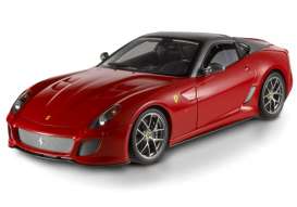 Ferrari  - 2010 red w/grey roof - 1:18 - Hotwheels Elite - mvT6925 - hwmvT6925 | Toms Modelautos