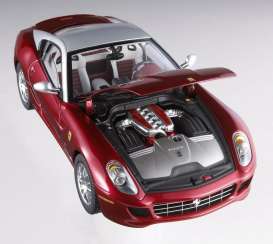 Ferrari  - 2004 red/silver - 1:18 - Hotwheels Elite - mvN2067 - hwmvN2067 | Toms Modelautos