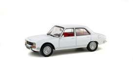 Peugeot  - 504 Berline white - 1:43 - Solido - 4302100 - soli4302100 | Toms Modelautos