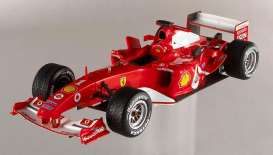 Ferrari  - 2004 red - 1:18 - Hotwheels Elite - mvN2078 - hwmvN2078 | Toms Modelautos