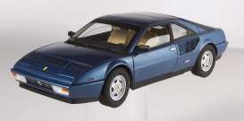 Ferrari  - 1985 blue metallic - 1:18 - Hotwheels Elite - mvp9890 - hwmvp9890 | Toms Modelautos
