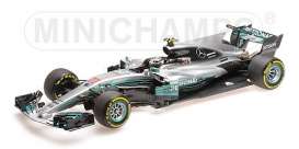 Mercedes Benz  - 2017 silver/turquoise - 1:18 - Minichamps - 110171877 - mc110171877 | Toms Modelautos