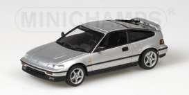 Honda  - 1989 silver - 1:43 - Minichamps - 430161526 - mc430161526 | Toms Modelautos