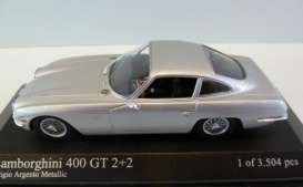 Lamborghini  - 1964 silver - 1:43 - Minichamps - 430103300 - mc430103300 | Toms Modelautos