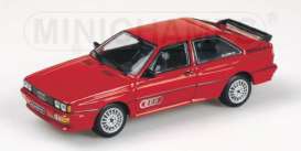 Audi  - Quattro 1981 black - 1:43 - Minichamps - 430019420 - mc430019420 | Toms Modelautos