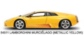 Lamborghini  - Murcielago 2001 yellow - 1:43 - AutoArt - 54511 - autoart54511 | Toms Modelautos