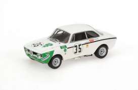 Alfa Romeo  - 1972 white/green - 1:43 - Minichamps - 436721235 - mc436721235 | Toms Modelautos