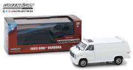 GMC  - Vandura custom 1983 white - 1:43 - GreenLight - 86326 - gl86326 | Toms Modelautos