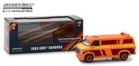 GMC - Vandura custom 1983 orange with custom graphics - 1:43 - GreenLight - 86327 - gl86327 | Tom's Modelauto's GMC - Vandura custom 1983 orange with custom graphics - 1:43 - GreenLight - 86327 - gl86327 | Tom's Modelauto's