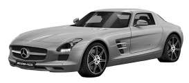 Mercedes Benz  - 2009 silver - 1:18 - Mondo Motors - mondo50106s | Toms Modelautos