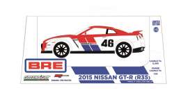 Nissan  - 2015 red/white/blue - 1:43 - GreenLight - 51069BM - gl51069BM | Toms Modelautos