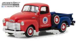Chevrolet - 3100 pick-up 1953 red/blue - 1:43 - GreenLight - 87010B - gl87010B | Tom's Modelauto's Chevrolet - 3100 pick-up 1953 red/blue - 1:43 - GreenLight - 87010B - gl87010B | Tom's Modelauto's