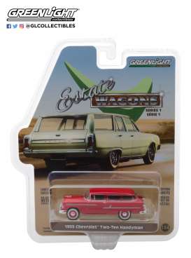 Chevrolet  - 1955 gypsy red - 1:64 - GreenLight - 29910B - gl29910B | Toms Modelautos