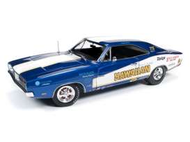 Dodge  - 1969 blue/white - 1:18 - Auto World - 231 - AW231 | Toms Modelautos