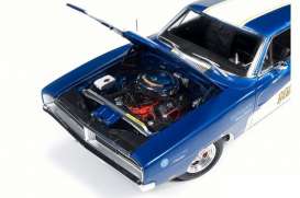 Dodge  - 1969 blue/white - 1:18 - Auto World - 231 - AW231 | Toms Modelautos