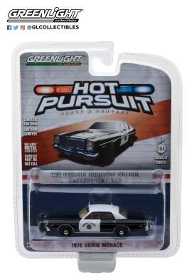 Dodge  - Monaco 1978 black/white - 1:64 - GreenLight - 42840B - gl42840B | Toms Modelautos