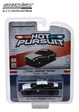Dodge - Charger Pursuit 2011 black/white - 1:64 - GreenLight - 42840E - gl42840E | Tom's Modelauto's Dodge - Charger Pursuit 2011 black/white - 1:64 - GreenLight - 42840E - gl42840E | Tom's Modelauto's