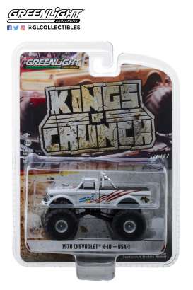 Chevrolet - K-10 Monster Truck 1970 white - 1:64 - GreenLight - 49010B - gl49010B | Tom's Modelauto's Chevrolet - K-10 Monster Truck 1970 white - 1:64 - GreenLight - 49010B - gl49010B | Tom's Modelauto's