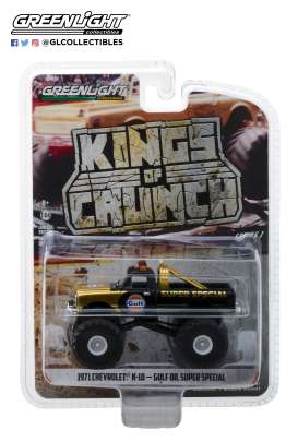 Chevrolet - K-10 Monster Truck 1971 gold/black - 1:64 - GreenLight - 49010D - gl49010D | Tom's Modelauto's Chevrolet - K-10 Monster Truck 1971 gold/black - 1:64 - GreenLight - 49010D - gl49010D | Tom's Modelauto's