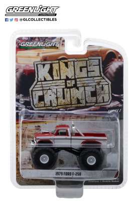 Ford - F-250 Monster Truck 1979 maroon/white - 1:64 - GreenLight - 49010E - gl49010E | Tom's Modelauto's Ford - F-250 Monster Truck 1979 maroon/white - 1:64 - GreenLight - 49010E - gl49010E | Tom's Modelauto's