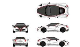 Alfa Romeo - 4C 2014 matt white - 1:24 - Motor Max - mmax79513mw | Tom's Modelauto's Alfa Romeo - 4C 2014 matt white - 1:24 - Motor Max - mmax79513mw | Tom's Modelauto's