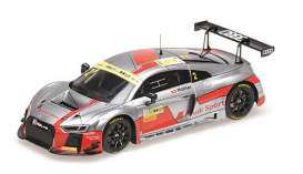 Audi  - R8 LMS 2017 grey/red - 1:43 - Minichamps - 437171722 - mc437171722 | Toms Modelautos