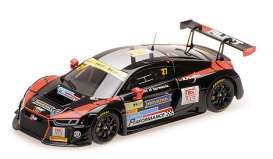 Audi  - R8 LMS 2017 black/red - 1:43 - Minichamps - 437171727 - mc437171727 | Toms Modelautos