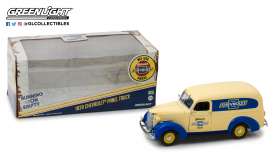Chevrolet - Panel Truck 1939 cream/blue - 1:24 - GreenLight - 18242 - gl18242 | Tom's Modelauto's Chevrolet - Panel Truck 1939 cream/blue - 1:24 - GreenLight - 18242 - gl18242 | Tom's Modelauto's