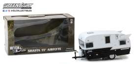 Shasta  - 15'Airflyte white/black - 1:24 - GreenLight - 18440B - gl18440B | Toms Modelautos