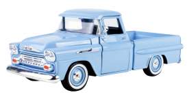 Chevrolet  - 1958 light blue - 1:24 - Motor Max - 79311b - mmax79311b | Toms Modelautos