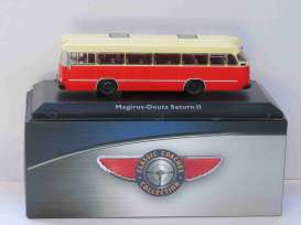 Magirus Deutz  - Saturn II red/creme - 1:72 - Magazine Models - BUS4642118 - magBUS4642118 | Toms Modelautos