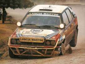 Lancia  - 1991 red/white/blue/dirt - 1:18 - SunStar - 3131 - sun3131 | Toms Modelautos