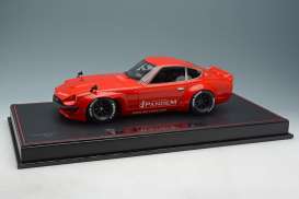 Rocket Bunny  - Pandem 240Z red - 1:18 - Make Up - mupIM001A1 | Toms Modelautos