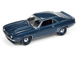 Chevrolet - Camaro SS 1969 blue - 1:64 - Johnny Lightning - SP003B - JLSP003B | Toms Modelautos Chevrolet - Camaro SS 1969 blue - 1:64 - Johnny Lightning - SP003B - JLSP003B | Toms Modelautos